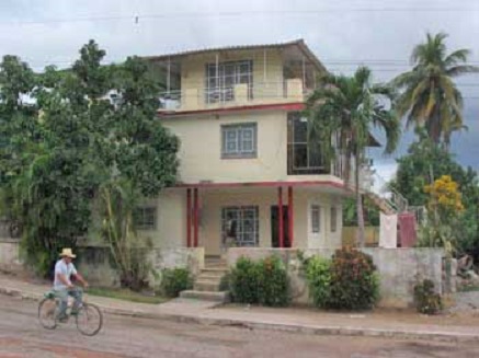 'House view' is what you can see in this casa particular picture. Casas particulares are an alternative to hotels in Cuba. Check our website cuba-particular.com often for new casas.